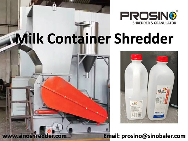 Milk Container Shredder