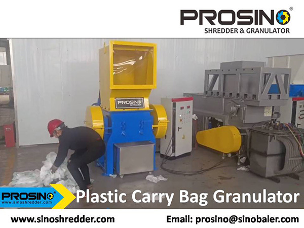 Plastic Carry Bag Granulator