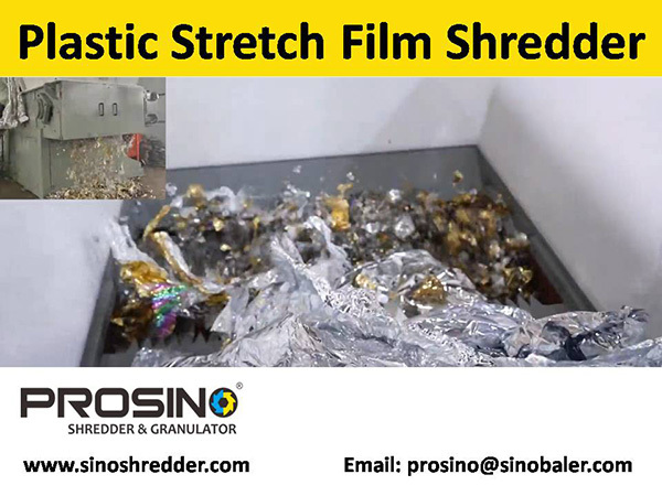 Plastic Stretch Film Shredder