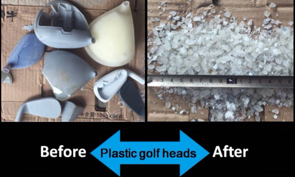 Plastic Golf Heads Granulator
