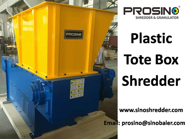 Plastic Tote Box Shredder