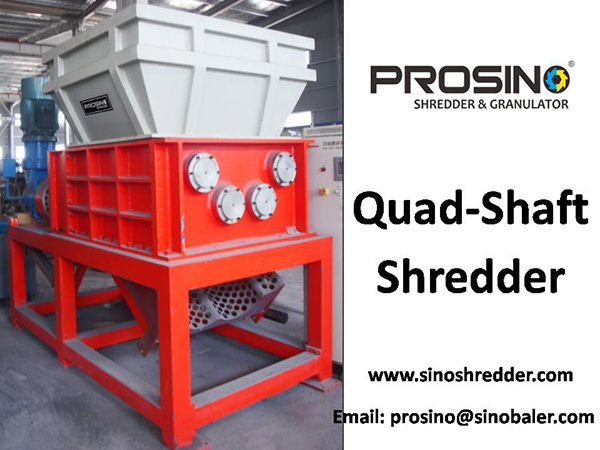 Quad-Shaft Shredder