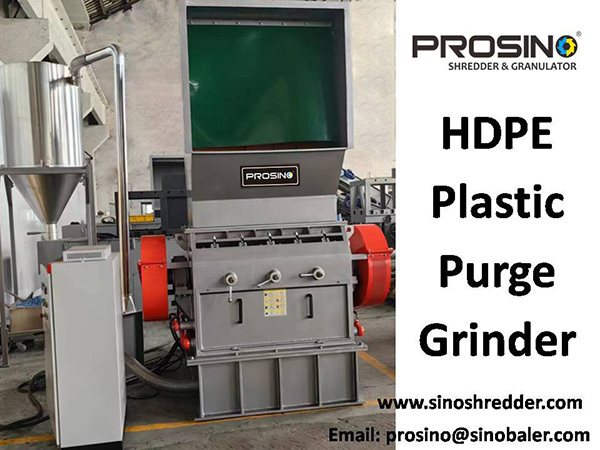 HDPE Plastic Purge Grinder