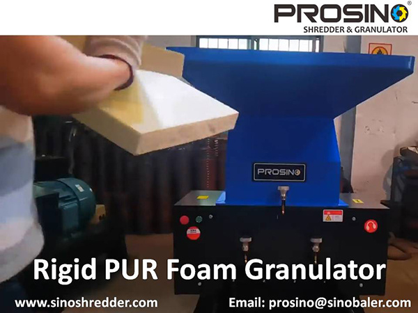 Rigid PUR Foam Granulator