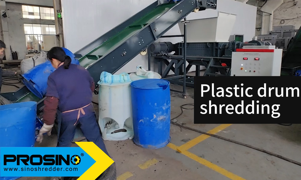 Plastic Drum Shredding Machine, Plastic Drum Shredder PS-D