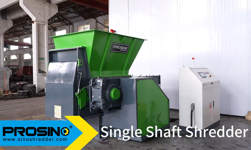 Non-Woven Fabric Single Shaft Shredder - PROSINO