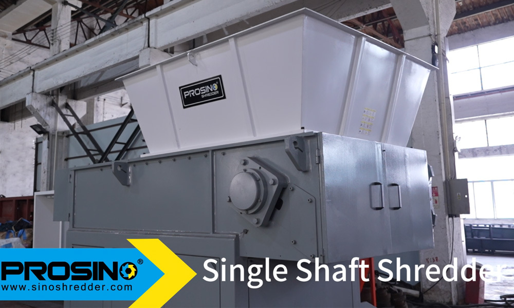 Plastic Laminated Film Single Shaft Shredder