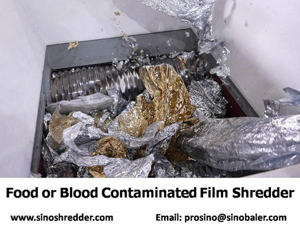 Food or Blood Contaminated Film Shredder