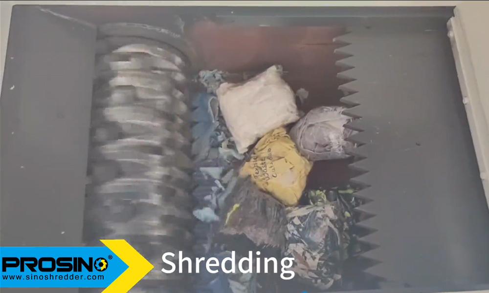 ShreddingTextile Waste, Fabric Offcuts and Rubber accessories PS-S
