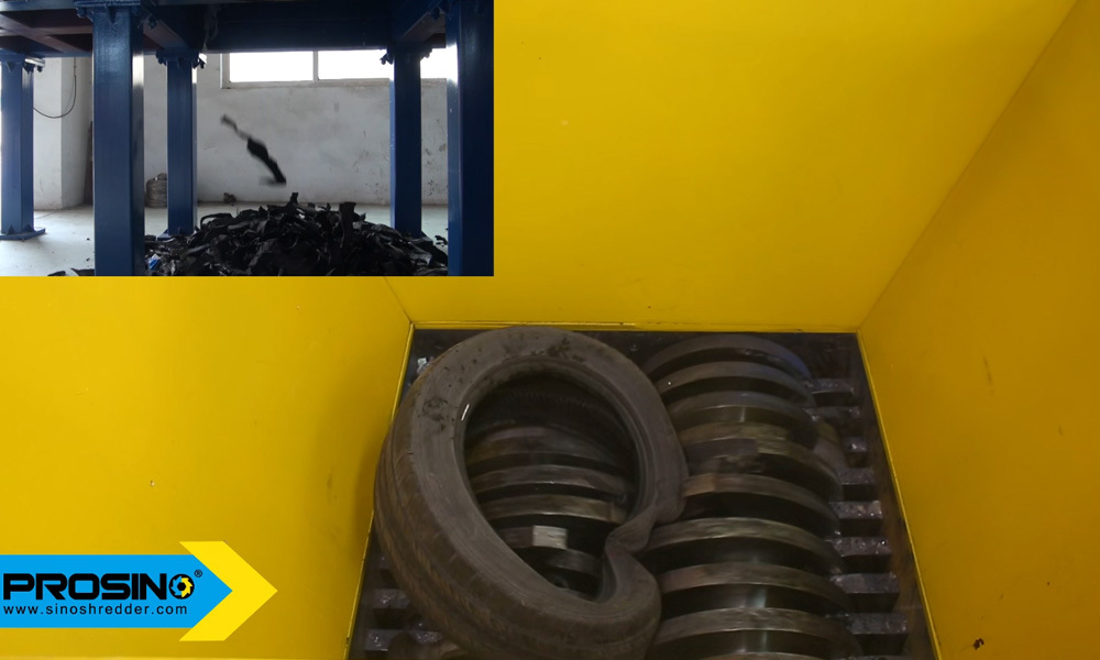 135. Waste Tire Shredder, Waste Tyre Shredding Machine PS-D-40100.mp4
