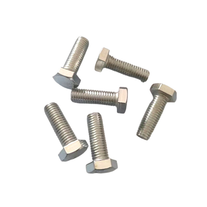 hexagonal bolt din933 din931 zinc 4.8 carbon steel M6-M42 OEM ODM