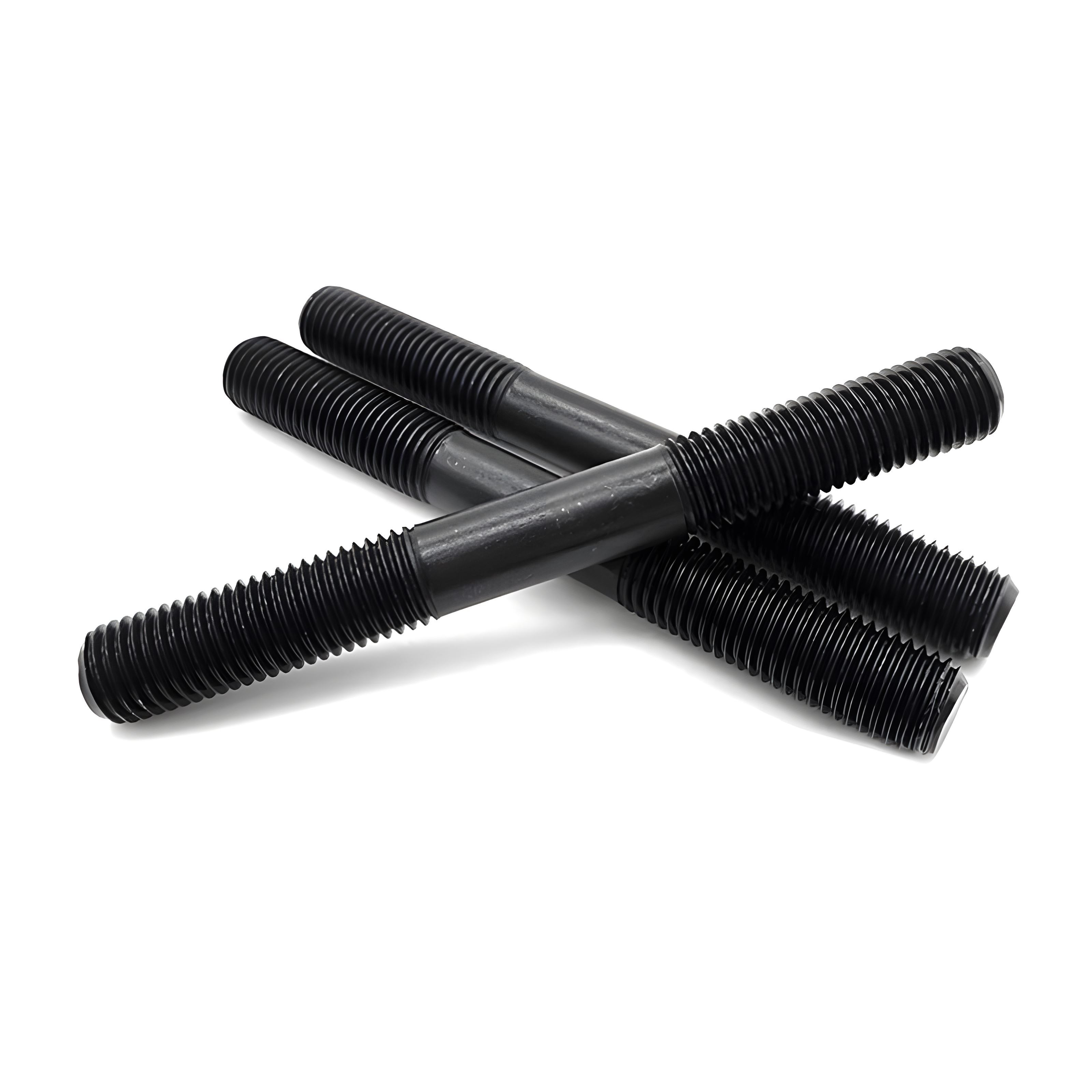 GB901 double head bolt carbon steel black 8.8 10.9 grade 12.9 M2-M56 OEM ODM