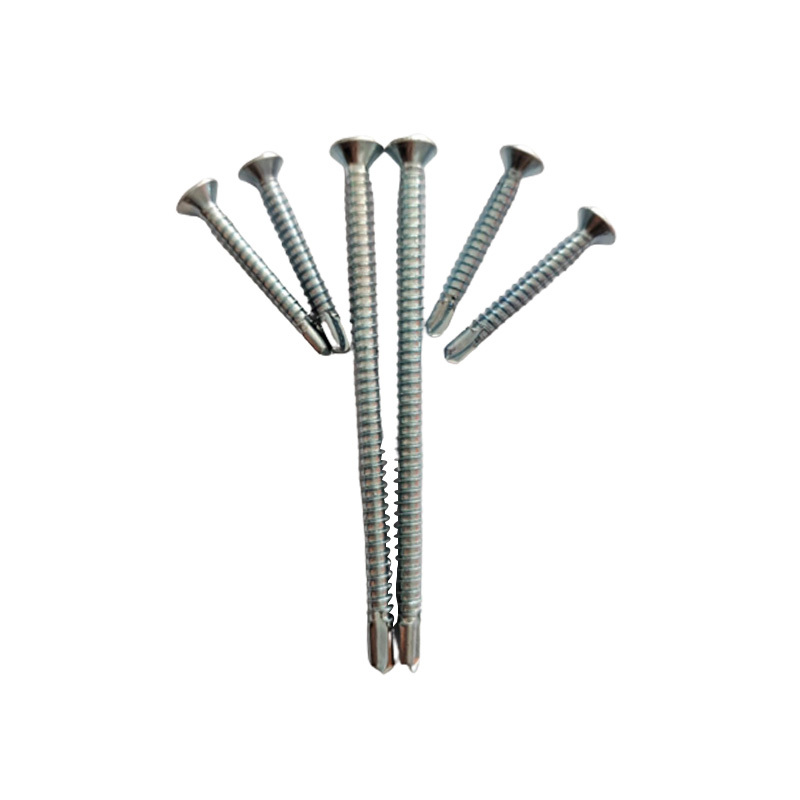 DIN EN ISO 15482 Cross Recessed Countersunk Head Drilling Screws With Tapping Screw Thread
