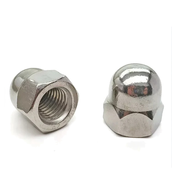 DIN 1587 stainless steel 304/316 hex head dom cap nut M4-M24 OEM ODM