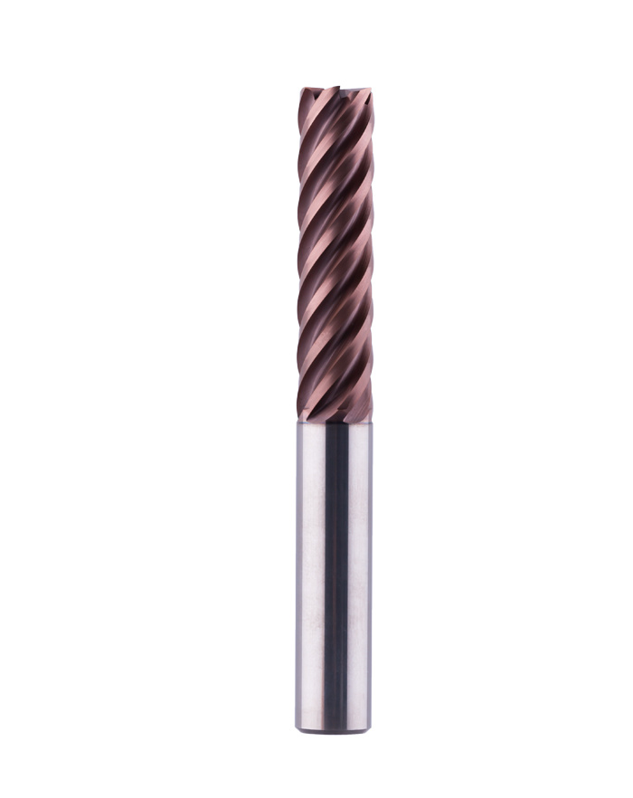 6-flute right-angle extension milling cutter (high hardness)