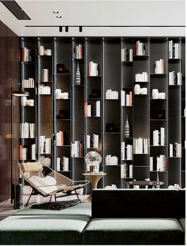 Light luxury and minimalist welded large cabinet