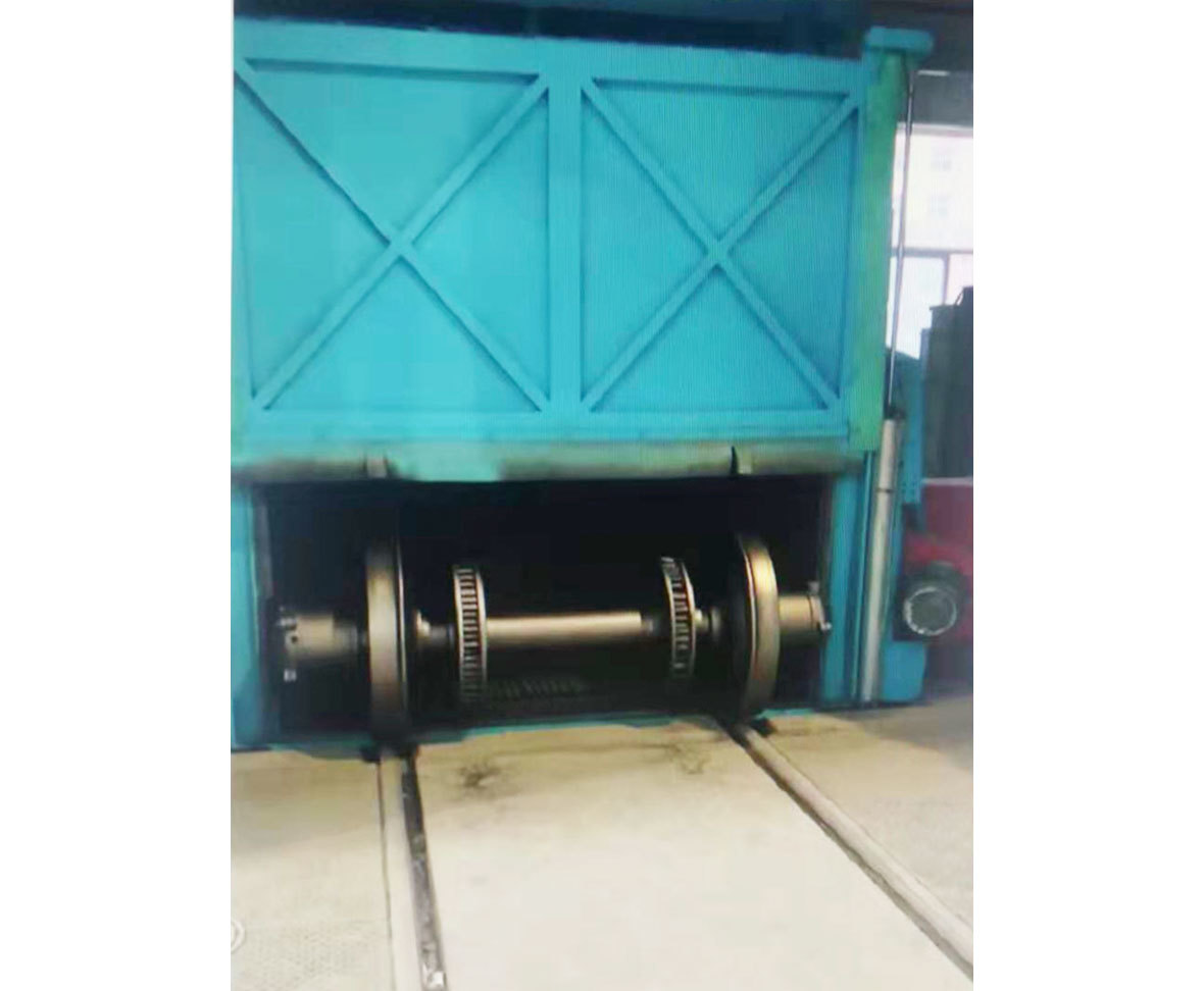 西安铁路局车辆段KPL-1型轮对式全自动抛丸机