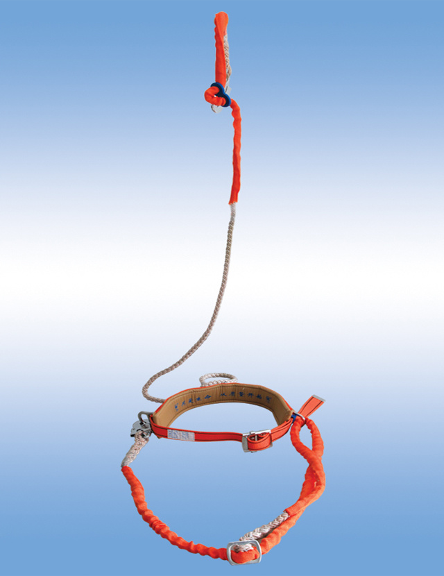圍桿繩式雙控雙保險電工安全帶