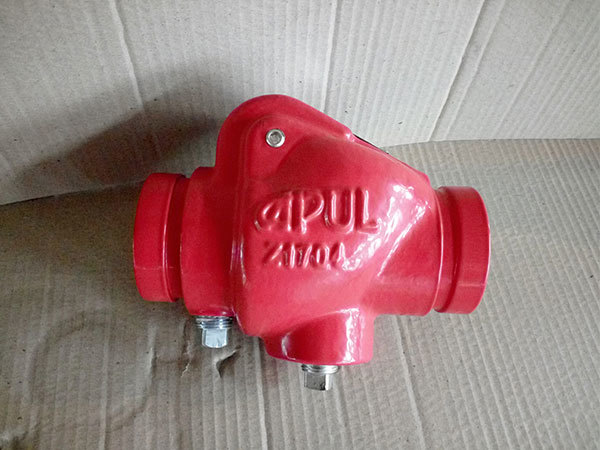 Fire fighting UL Standard 350PSI Swing Check Valve fire protection Grooved end