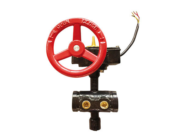 Fire fighting UL/ULC Standard 300PSI /175PSI backflow Butterfly Valve  fire protection Grooved type