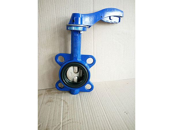 Wafer type  Centerline double stem Square stem soft-seated butterfly valve without pin
