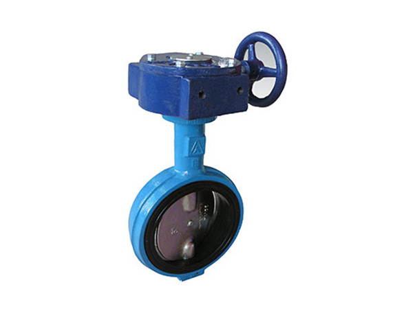 Low price A-typed hard seat double shaft boltless butterfly valve from China manufacturer	