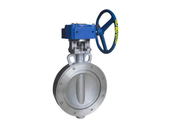 DIN high performance double eccentric butterfly valve