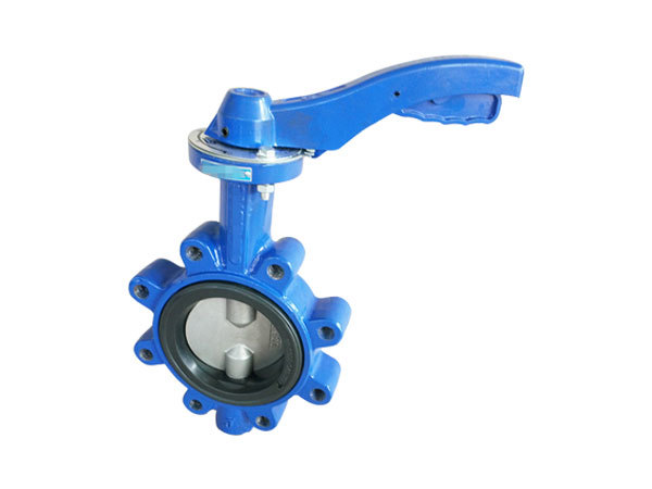 Lug type  Centerline double stem Square stem soft-seated butterfly valve without pin