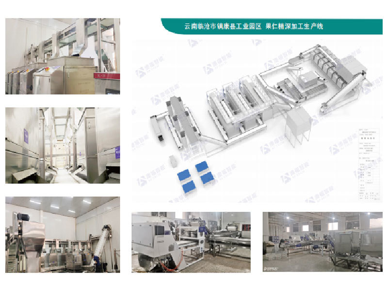 云南臨滄市鎮(zhèn)康工業(yè)園區(qū)果仁精深加工生產線