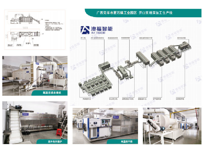 廣西憑祥市夏石鎮(zhèn)工業(yè)園區(qū)開口笑精深加工生產(chǎn)線