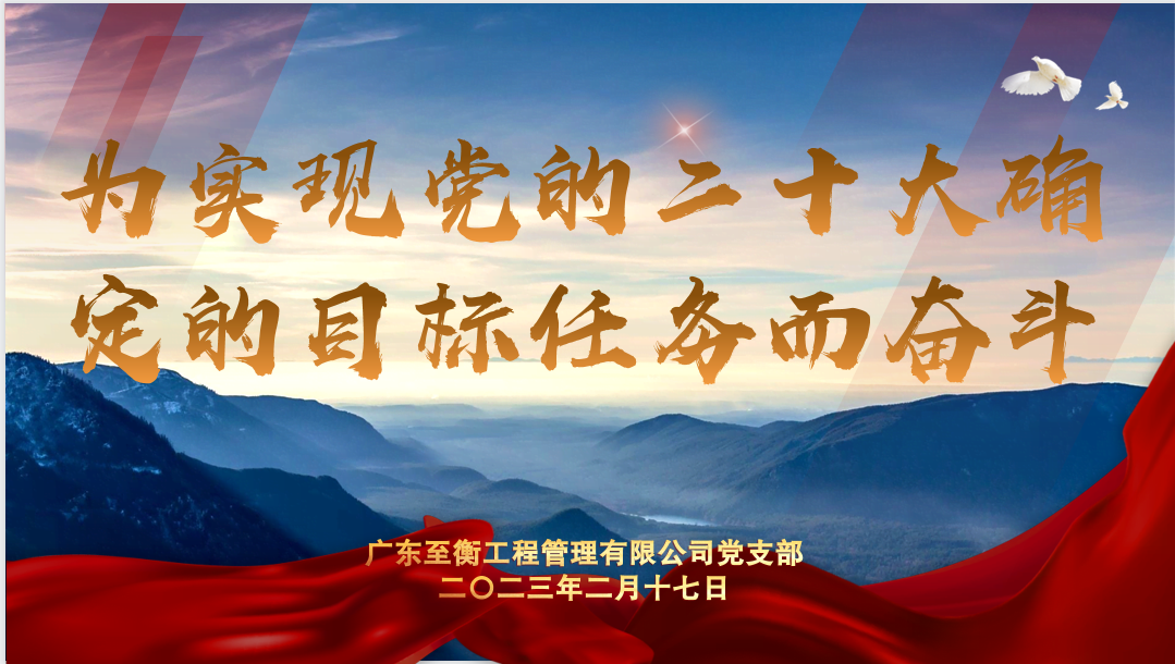 為實現黨的二十大確定的目標任務而奮斗