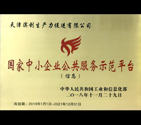 国家中小企业公共服务示范平台
