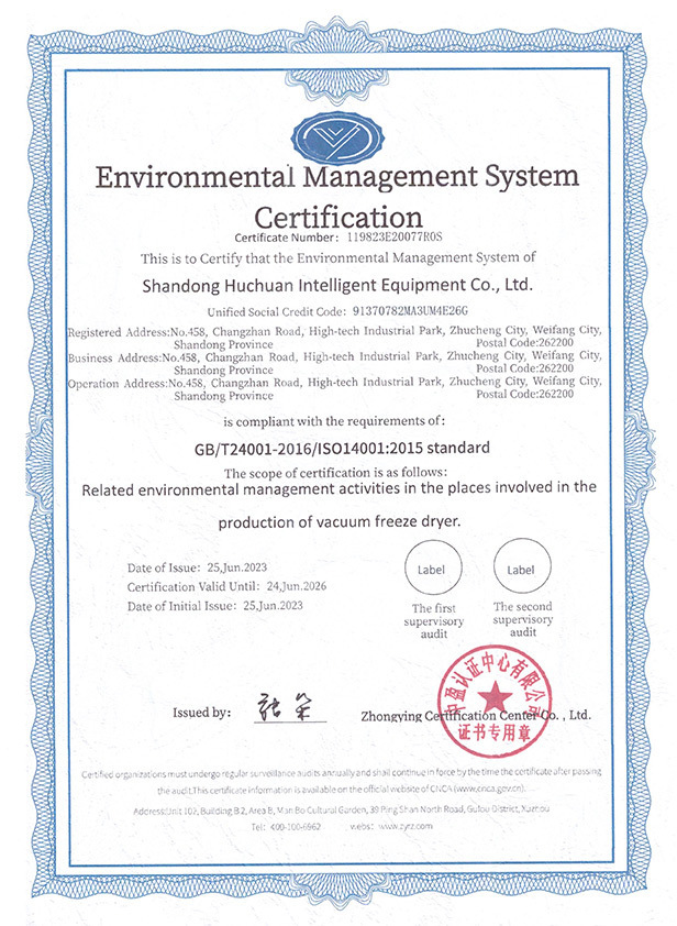 Environmental Management System Certification