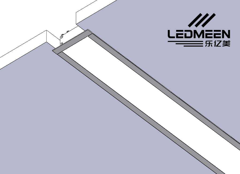 1. LED Linear Recessed with Trim