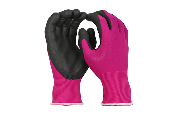 GFW016 18-gauge high-elastic nylon palm-coated micro foam ultra-thin comfortable gloves