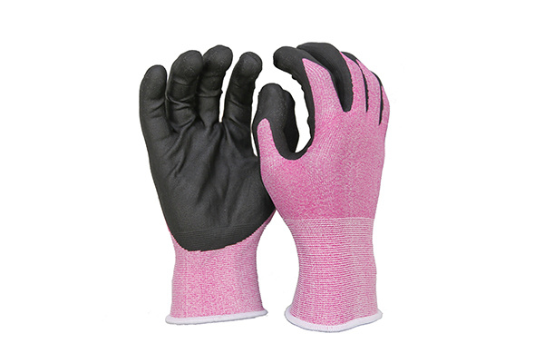 GFC039 15-gauge Lycra + multi-fiber palm-coated micro foam gloves