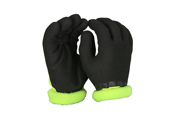 GFT004 10-gauge double-layer terry full-nitrile-coated warm gloves