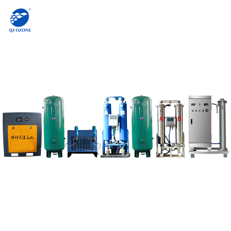 400g ozone generator with oxygen feeding for water treatment