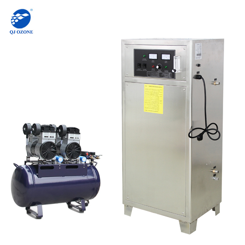 80g/h high output ozone generator with oxygen feeding