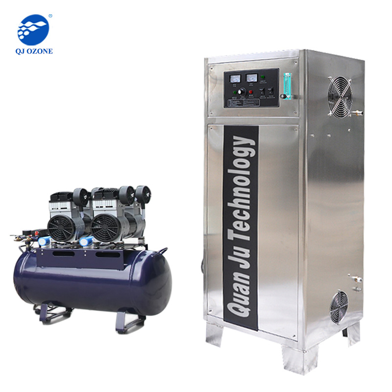 100g/h high output ozone generator with oxygen feeding