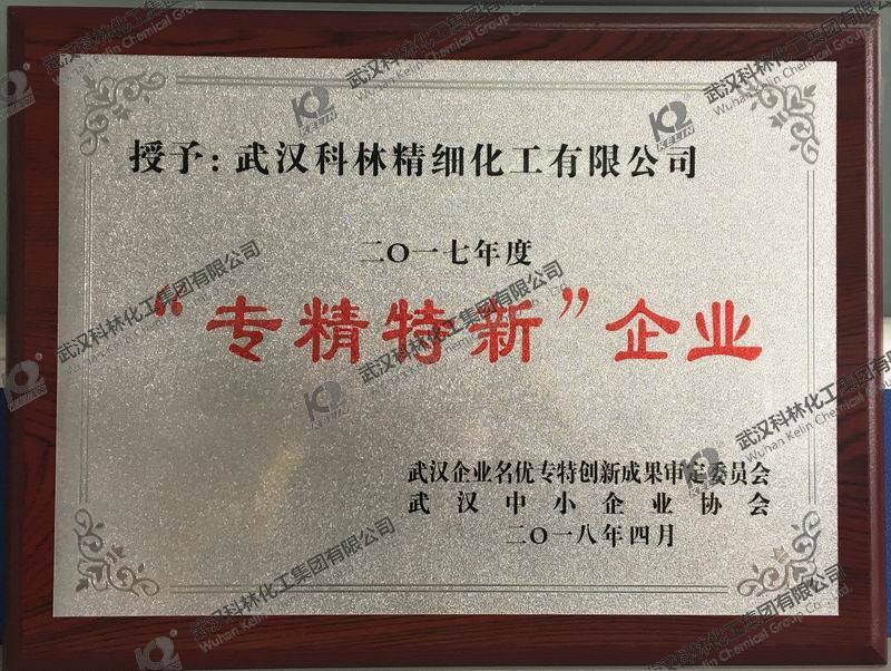 贺公司荣获2017年度武汉市中小企业优秀创新成果等荣誉