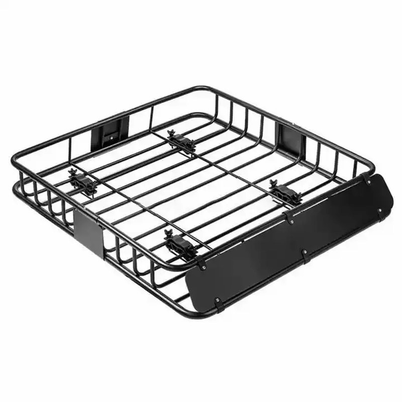 SUV Pick Up Trucks Luggage Holder Steel Cargo Carrier 43Inch Universal Car Roof Rack Basket