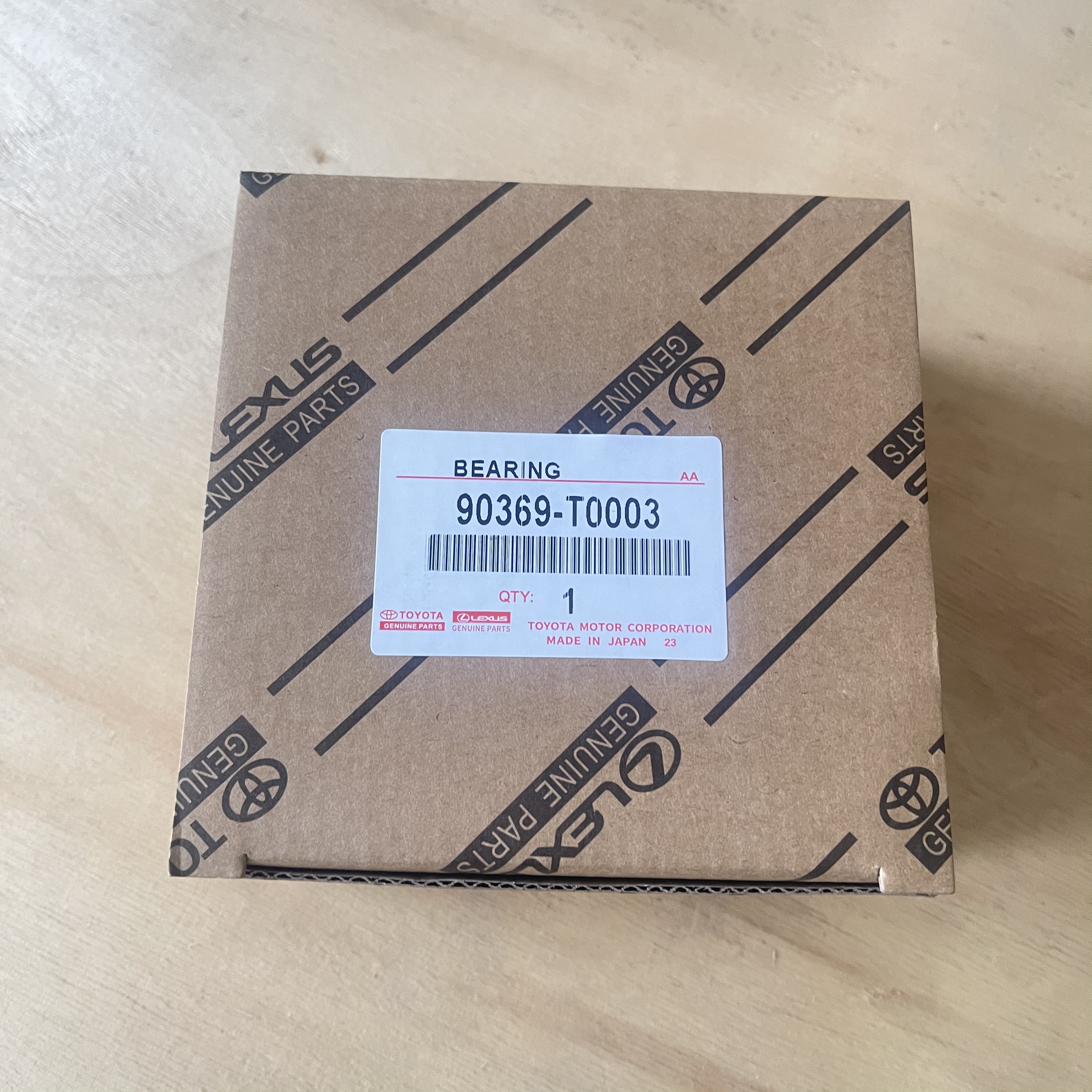 90369T0003 Genuine Toyota BEARING (FOR FRONT AXLE HUB INNER), RH/LH 90369-T0003