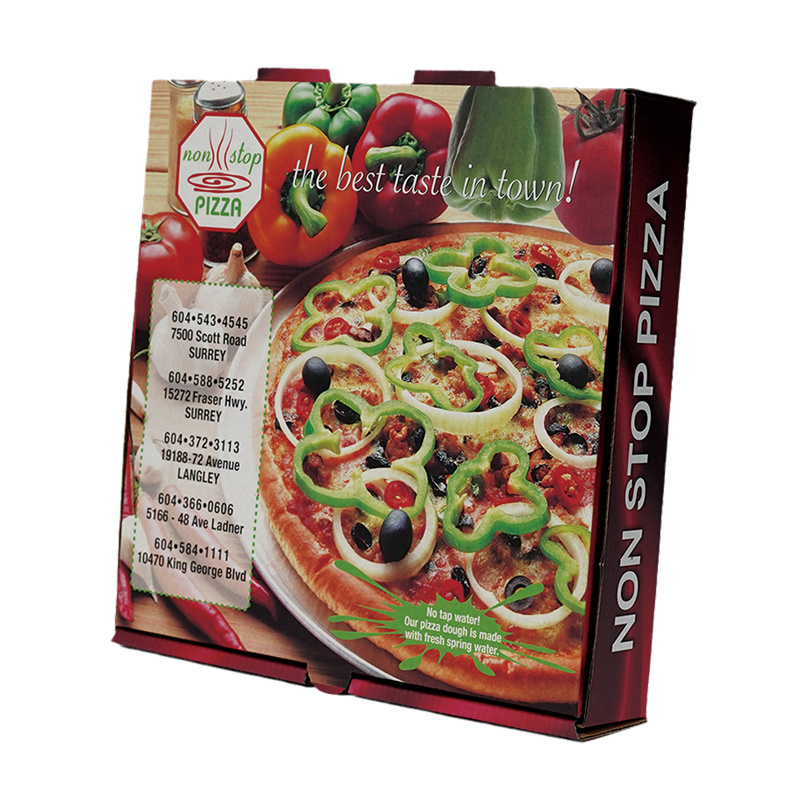 Offset printing pizza  box
