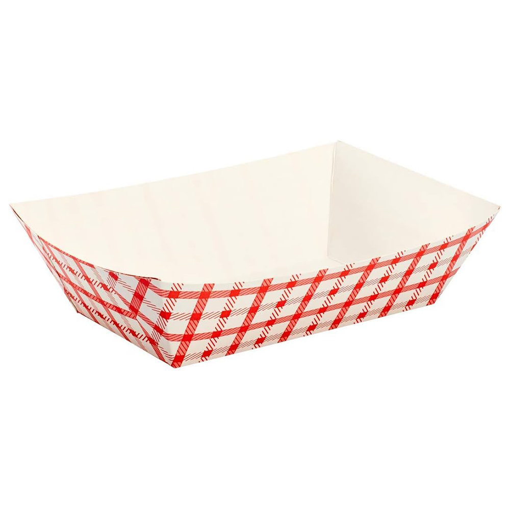 Paper Food Boat Trays 185x110x80mm