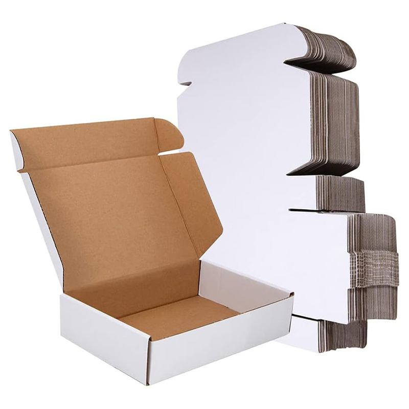 White mailer boxes