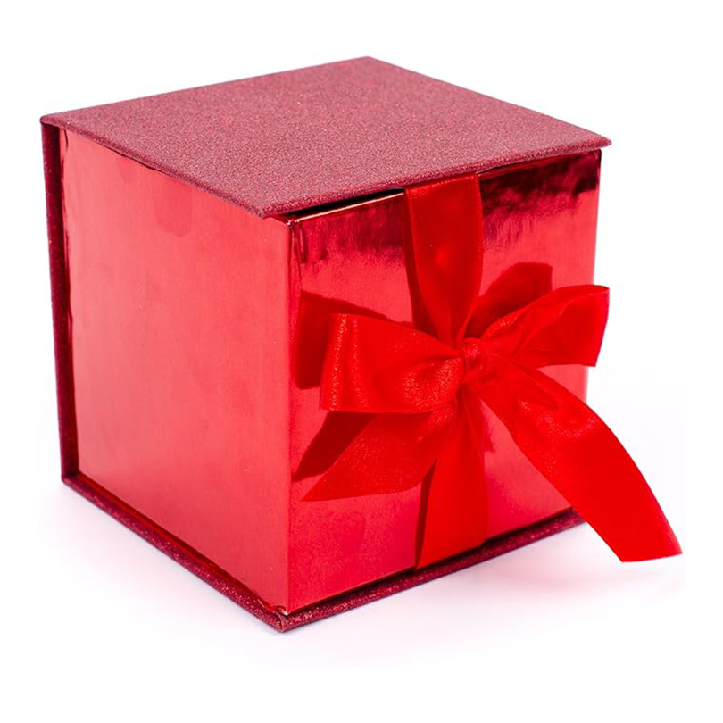 Red Glitter Medium Rigid Boxes