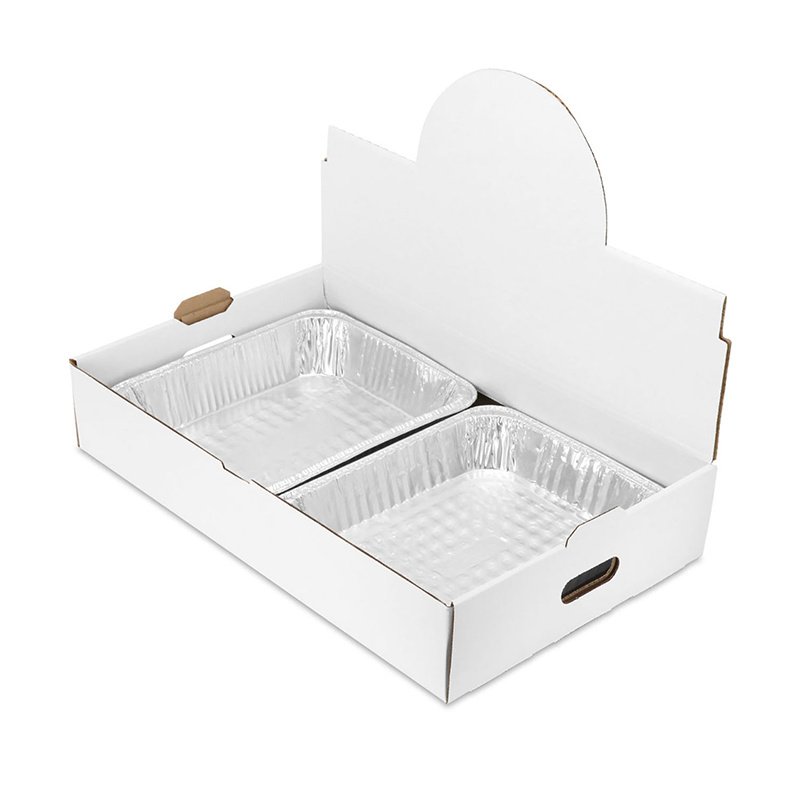 White LBP Pop-Up Catering Box