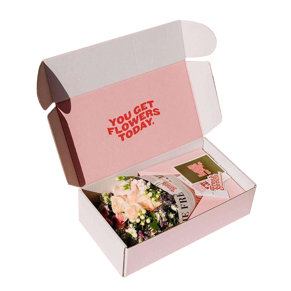 Corrugated Flower Box