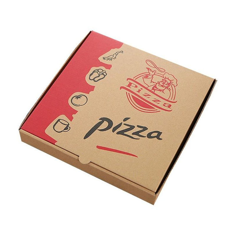 Flexo print pizza boxes